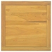 vidaXL Mesa de centro madera maciza de teca 60x60x40 cm