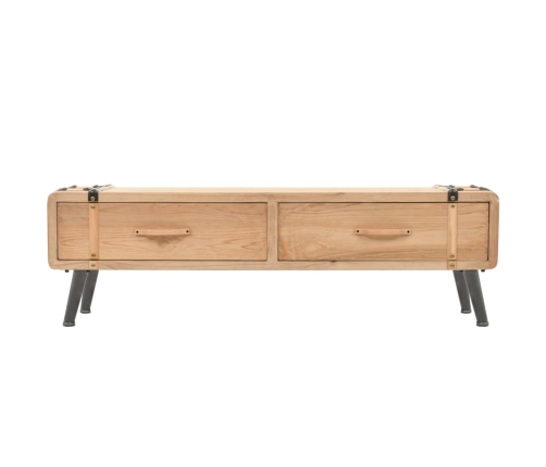 Mueble de TV madera maciza de abeto 110x33x35 cm