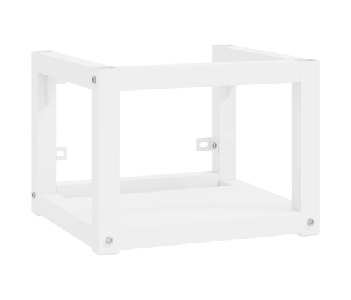 Estructura de lavabo suspendido hierro blanco 40x38x31 cm