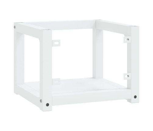 Estructura de lavabo suspendido hierro blanco 40x38x31 cm