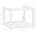 Estructura de lavabo suspendido hierro blanco 40x38x31 cm