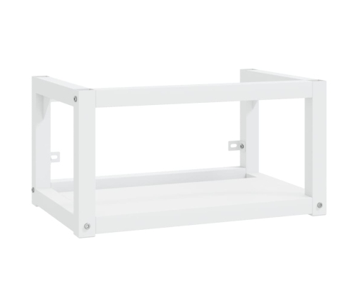 Estructura de lavabo suspendido hierro blanco 59x38x31 cm