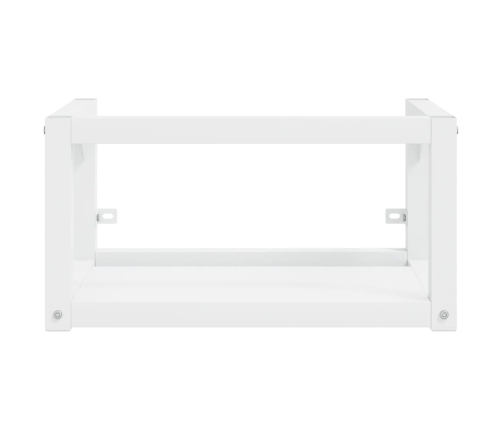 Estructura de lavabo suspendido hierro blanco 59x38x31 cm