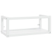 Estructura de lavabo suspendido hierro blanco 79x38x31 cm