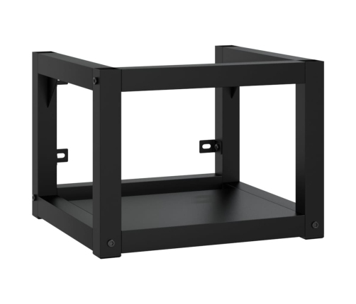 Estructura de lavabo suspendido hierro negro 40x38x31 cm