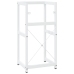 Estructura de lavabo de hierro blanco 40x38x31 cm