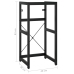 Estructura de lavabo de hierro negro 40x38x83 cm