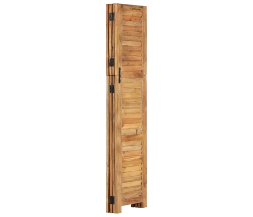 Biombo divisor madera maciza reciclada 168 cm