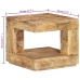 Mesa de centro de madera maciza de mango 45x45x40 cm