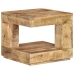 Mesa de centro de madera maciza de mango 45x45x40 cm