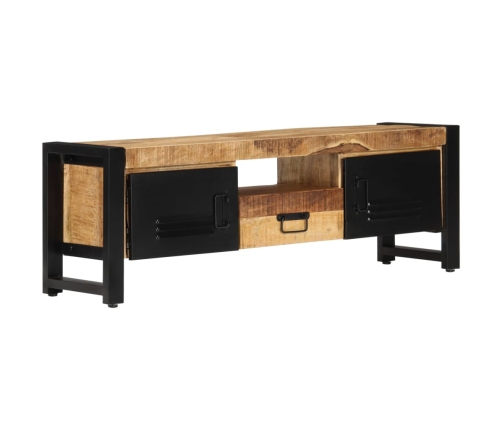 Mueble de TV madera maciza de mango 120x30x40 cm