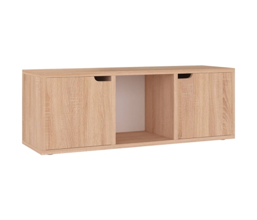 Mueble de TV madera ingeniería roble Sonoma 88,5x27,5x30,5 cm