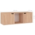 Mueble de TV madera ingeniería roble Sonoma 88,5x27,5x30,5 cm