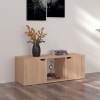 Mueble de TV madera ingeniería roble Sonoma 88,5x27,5x30,5 cm