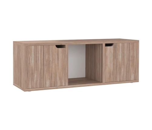 Mueble TV madera de ingeniería roble sonoma 88,5x27,5x30,5 cm