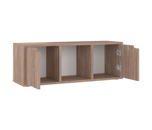 Mueble TV madera de ingeniería roble sonoma 88,5x27,5x30,5 cm