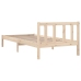 Estructura de cama sin colchón madera maciza 90x200 cm