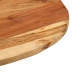 Mesa auxiliar madera de acacia y hierro fundido 60x(42-62) cm