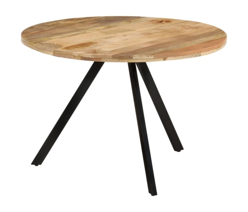 Mesa de comedor madera maciza de mango 110x75 cm