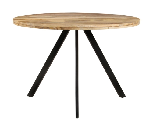 Mesa de comedor madera maciza de mango 110x75 cm