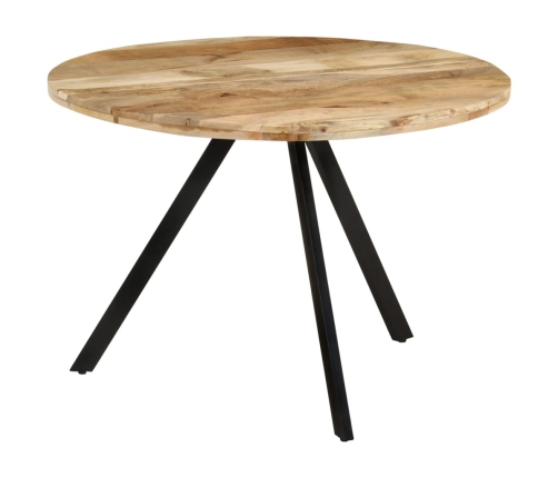 Mesa de comedor madera maciza de mango 110x75 cm