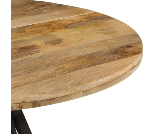 Mesa de comedor madera maciza de mango 110x75 cm