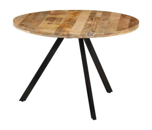 Mesa de comedor madera maciza de mango 110x75 cm