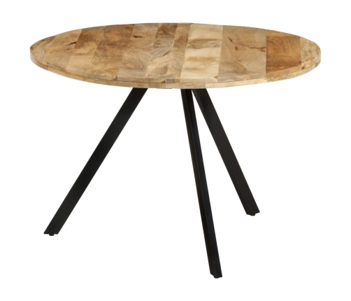 Mesa de comedor madera maciza de mango 110x75 cm