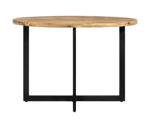 Mesa de comedor madera maciza de mango 110x75 cm