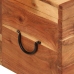 Caja de almacenaje madera maciza de acacia 39x28x31 cm