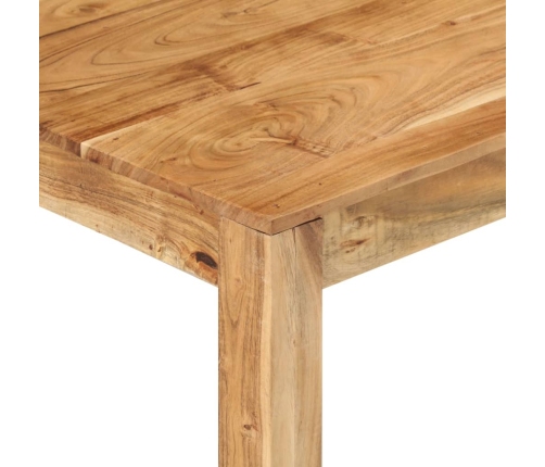 Mesa de centro de madera maciza de acacia 80x80x40 cm