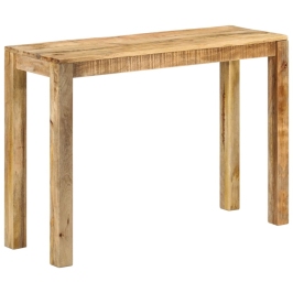 Mesa consola de madera de mango rugosa 110x35x76 cm