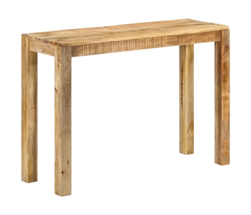 Mesa consola de madera de mango rugosa 110x35x76 cm