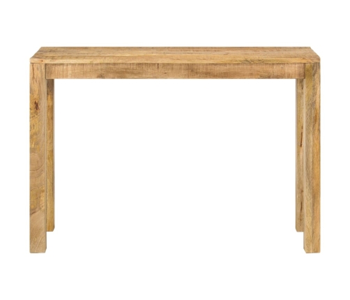 Mesa consola de madera de mango rugosa 110x35x76 cm