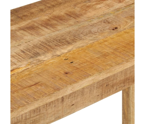 Mesa consola de madera de mango rugosa 110x35x76 cm