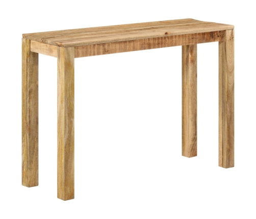 Mesa consola de madera de mango rugosa 110x35x76 cm