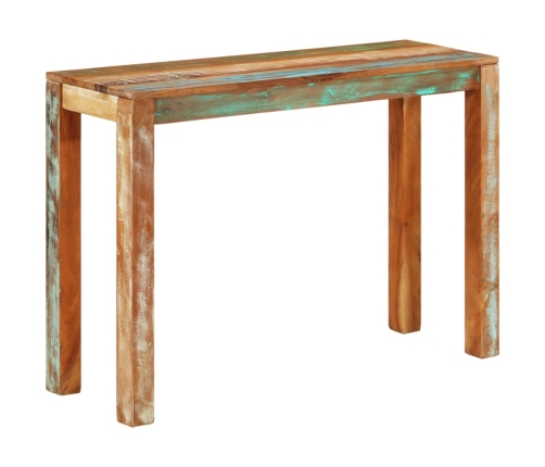 Mesa consola de madera maciza reciclada 110x35x76 cm