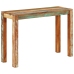 Mesa consola de madera maciza reciclada 110x35x76 cm