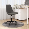 Silla de oficina giratoria tela gris oscuro