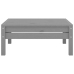 Juego de muebles de jardín 5 piezas madera maciza de pino gris