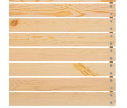 Juego de muebles de jardín 4 piezas madera de pino maciza
