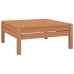 Juego muebles de jardín 6 pzas madera maciza pino marrón miel