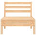Juego de muebles de jardín 4 piezas madera maciza de pino