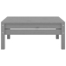 Juego de muebles de jardín 5 piezas madera maciza de pino gris