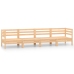 Juego de muebles de jardín 4 piezas madera maciza de pino