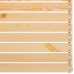 Juego de muebles de jardín 6 piezas madera maciza de pino