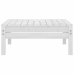 Juego de muebles de jardín 7 piezas madera maciza pino blanco