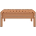 Juego muebles de jardín 8 pzas madera maciza pino marrón miel