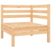 Juego de muebles de jardín 8 piezas madera maciza de pino