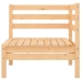 Juego de muebles de jardín 8 piezas madera maciza de pino
